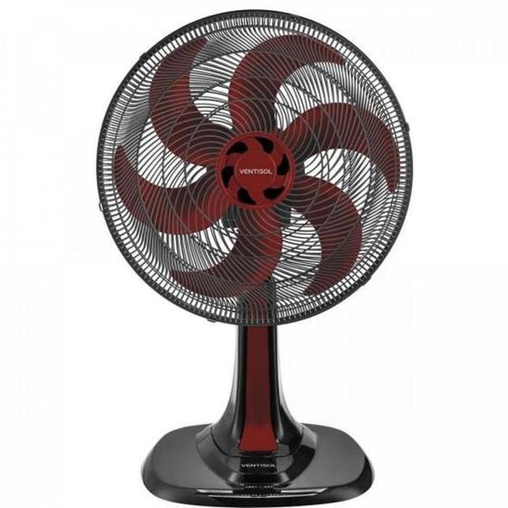 Imagem de Ventilador de Mesa Ventisol Turbo 6 30cm Vermelho 220v