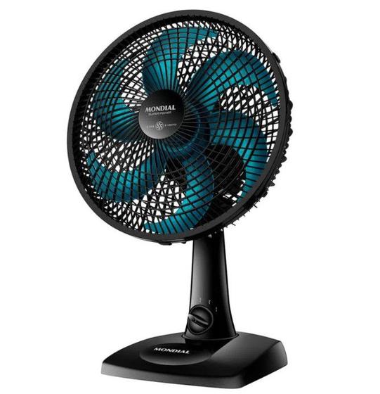 Imagem de Ventilador de Mesa VSP-30 6 Pás 30 cm Preto e Azul Mondial - 220V