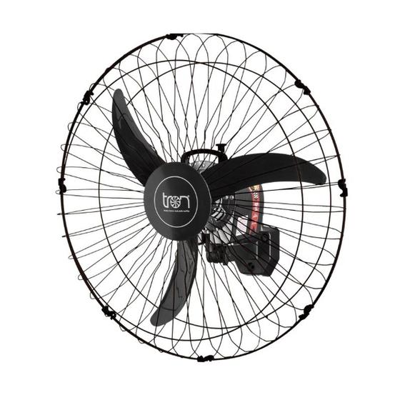 Imagem de Ventilador de Parede 50cm Bivolt 140W Aço Preto TRON