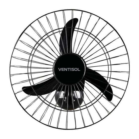 Imagem de Ventilador de Parede 50cm Preto Premium - Ventisol