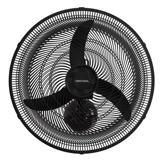 Imagem de Ventilador De Parede 50cm Ventisol 3 Pás New Preto 127v