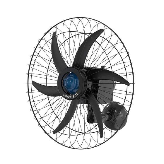 Ventilador de Parede 60cm Preto Bivolt Falcon Ventisol Menor preço em Ventilador de Parede 60cm Preto Bivolt Falcon Ventisol