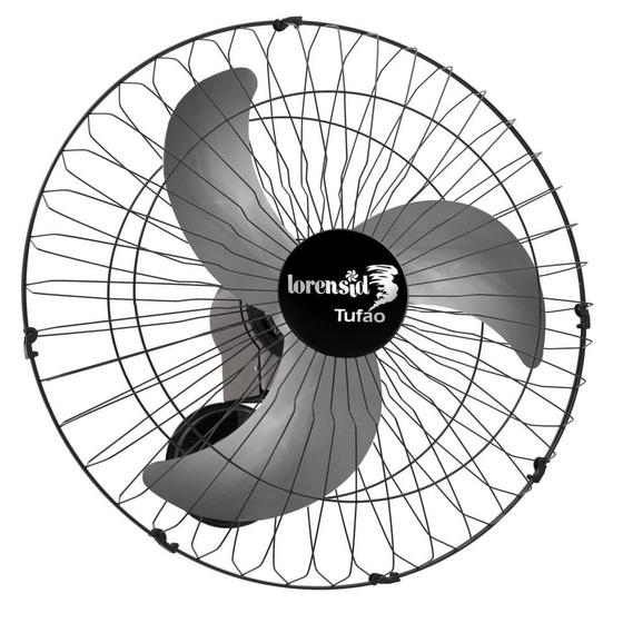 Imagem de Ventilador De Parede 60Cm Tufao Preto M1 Bivolt - Lorensid