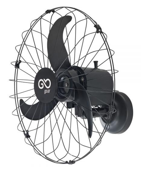 Imagem de Ventilador De Parede Goar 60cm Preto Bivolt