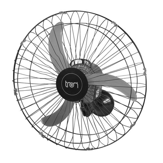 Imagem de Ventilador de Parede Oscilante 60 cm 110V Preto