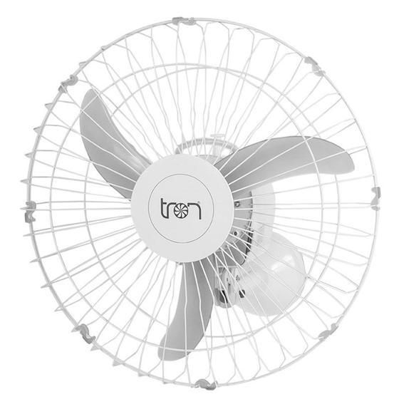 Ventilador de Parede Tron Oscilante 50cm Aço Branco Bivolt Menor preço em Ventilador de Parede Tron Oscilante 50cm Aço Branco Bivolt