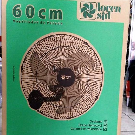 Ventilador De Parede Tufão 60cm Max Preto Bivolt M2 Loren Sid Menor preço em Ventilador De Parede Tufão 60cm Max Preto Bivolt M2 Loren Sid