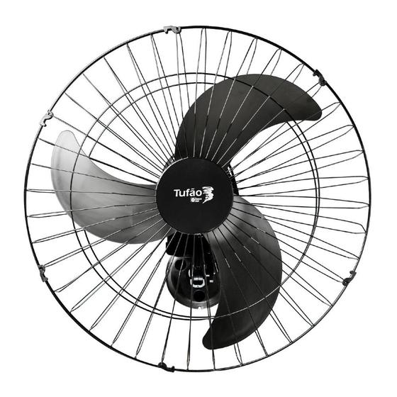 Ventilador de Parede Tufão Loren Sid 60 CM Preto Menor preço em Ventilador de Parede Tufão Loren Sid 60 CM Preto
