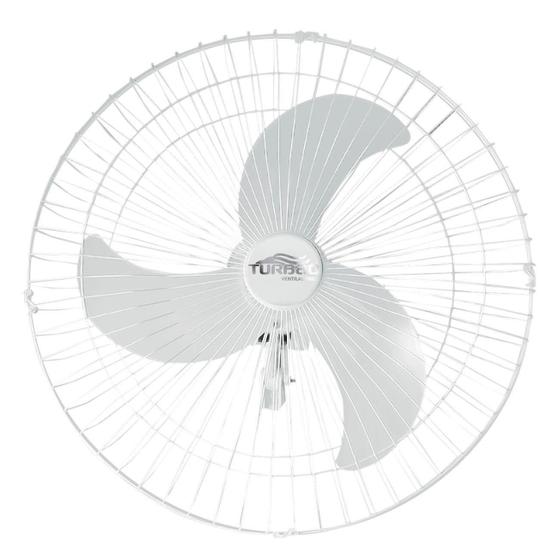 Imagem de Ventilador de Parede Turbão 60cm Bivolt Branco Oscilante 200w - Turbão Ventiladores