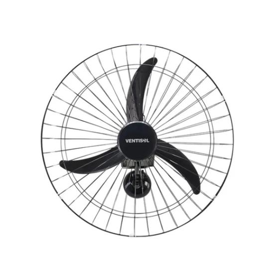 Imagem de Ventilador de Parede Ventisol Oscilante 60cm Aço Preto Bivolt