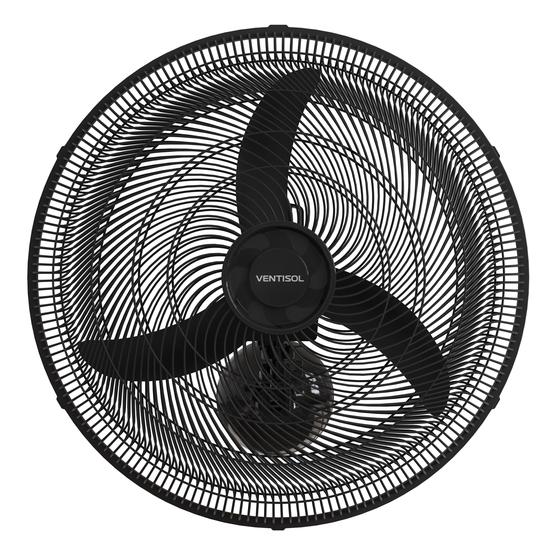 Ventilador de Parede Ventisol Oscilante New 50Cm Preto Imagem de Ventilador de Parede Ventisol Oscilante New 50Cm Preto