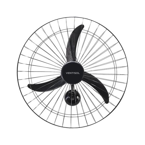 Ventilador de Parede Ventisol Oscilante Premium 60cm New Preto 3 Velocidades 220v Menor preço em Ventilador de Parede Ventisol Oscilante Premium 60cm New Preto 3 Velocidades 220v