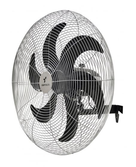 Imagem de Ventilador de Parede VPL 65 cm Preto Turbo 6 Pás e Grade Em Pintura Epóxi Cromada - Ventisilva