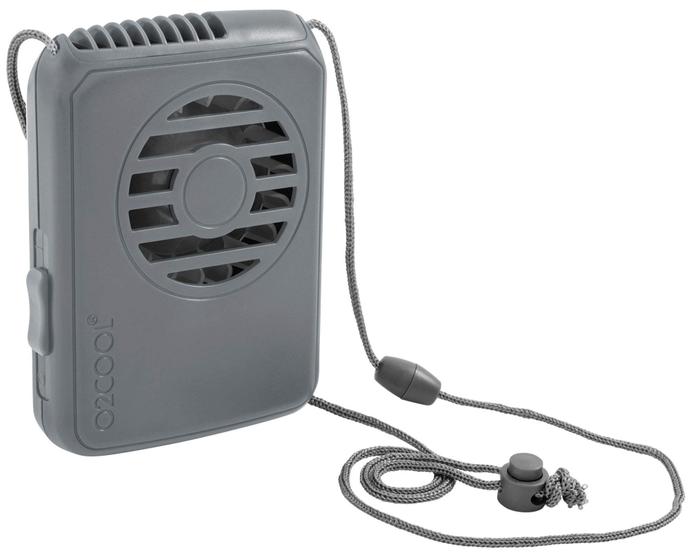 Imagem de Ventilador de refrigeração Neck Personal Travel Battery O2COOL Grey