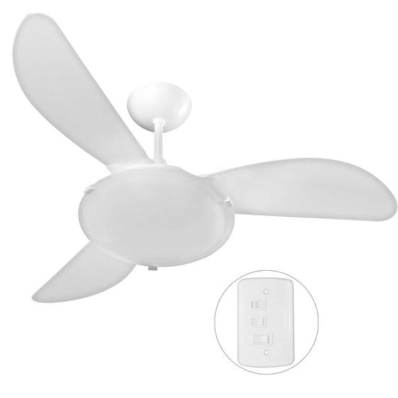 Imagem de Ventilador de teto 3 pás 3 velocidades branco - Sunny - Ventisol