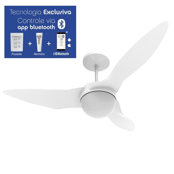 Imagem de Ventilador De Teto Aliseu Terral Branco Bluetooth+Remoto+Par