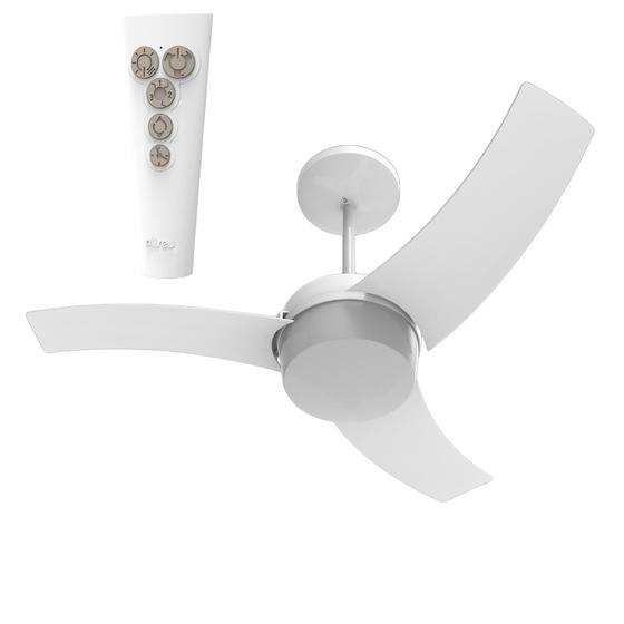 Imagem de Ventilador de Teto Aliseu Wave Branco Com Controle Remoto  