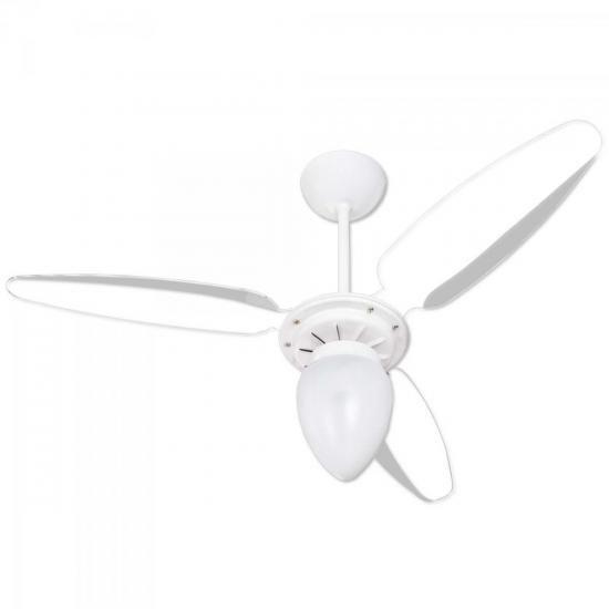 Ventilador De Teto Com Luminária Wind Ventisol Branco 220V Menor preço em Ventilador De Teto Com Luminária Wind Ventisol Branco 220V