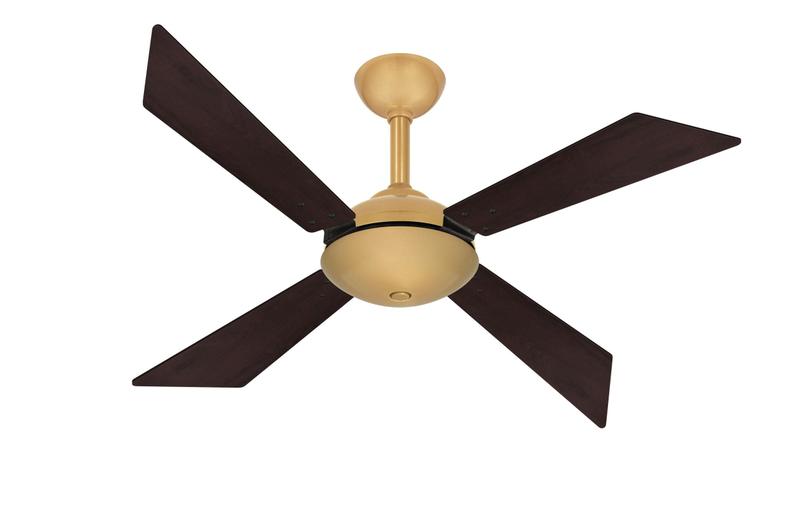 Imagem de Ventilador de Teto Dourado Tech Office 4 Pás Sala Turbo Ventax 220V