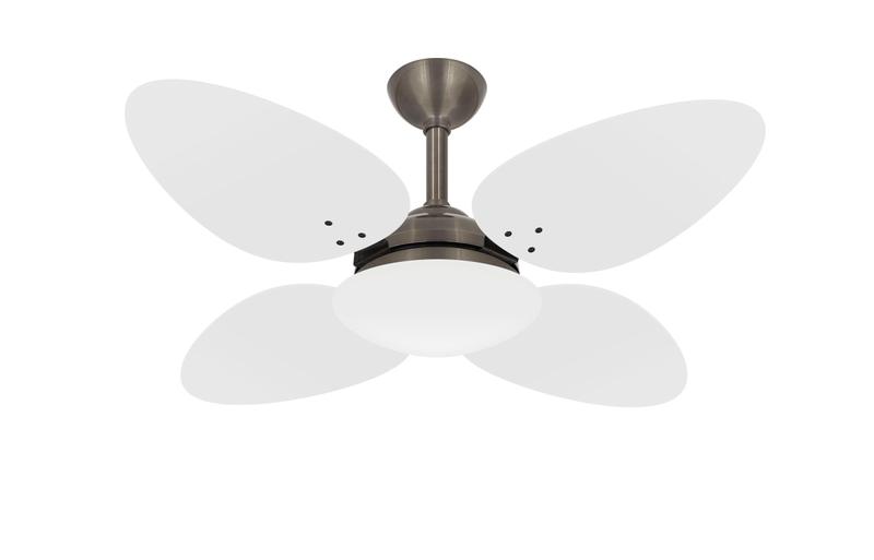 Imagem de Ventilador de Teto Econômico 4 Pás Trevo Bronze Ventax 220V