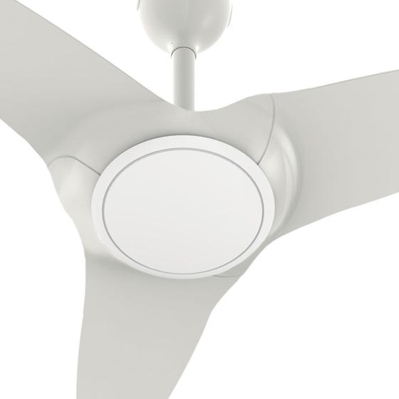 Imagem de Ventilador de Teto Flow Branco com Led e Controle Remoto Super Silencioso - Ventisol