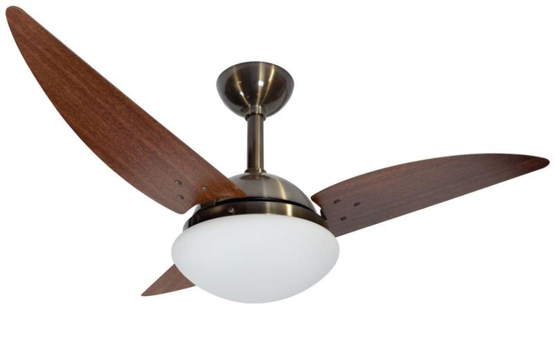 Imagem de Ventilador de Teto Infinity Classic Fumê 3 Pás MDF Tabaco 110V 1040