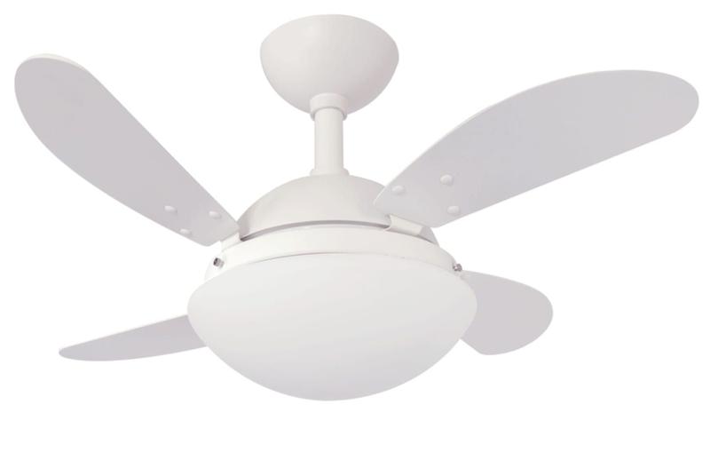 Imagem de Ventilador de Teto Infinity Classic Mini Branco 4 Pás MDF Bco 220V+Controle 1021