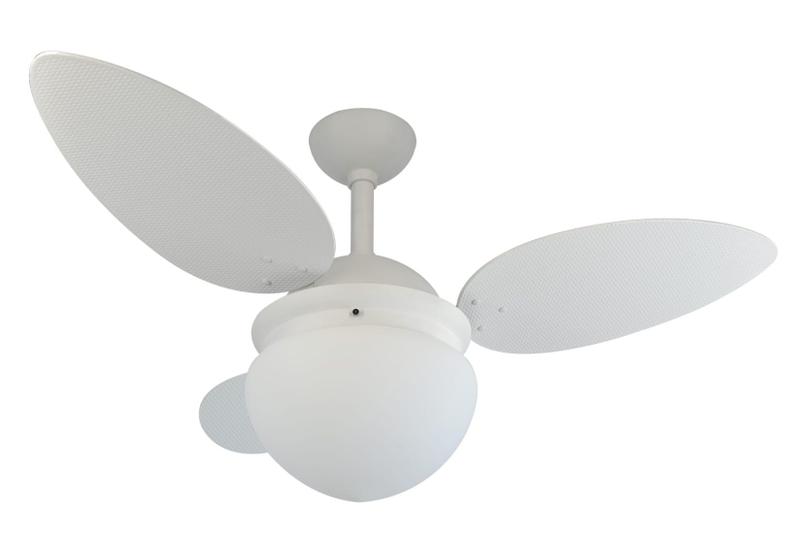 Imagem de Ventilador de Teto Infinity Colonial Branco 3 Pás Rattan Branca 110V 1023