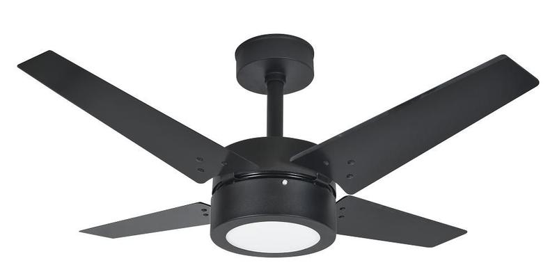 Imagem de Ventilador de Teto Infinity Linea LED Preto 4 Pás 220 V + Controle 1054