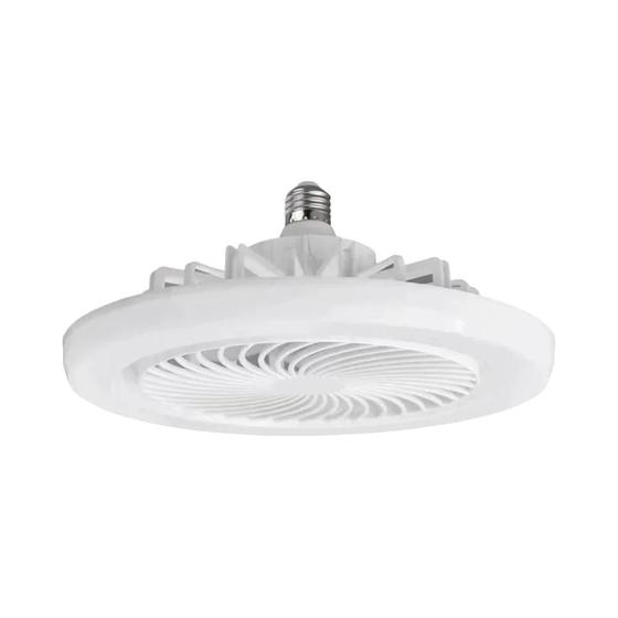 Imagem de Ventilador De Teto Inteligente De 3 Velocidades Com Base De Iluminação E27 Com Controle Remoto Para