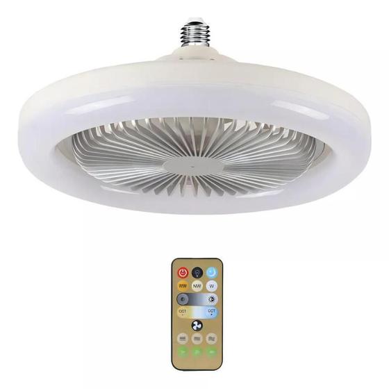 Imagem de Ventilador De Teto Inteligente: Ventilador De Teto Com Luz De Led Integrada Controle Remoto Bivolt