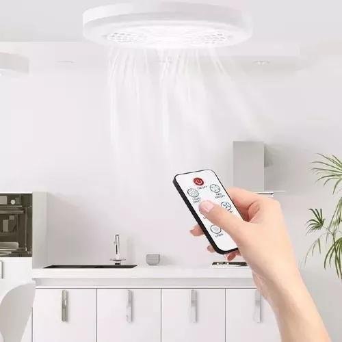 Imagem de Ventilador de Teto LED - 3 Modos Vento, Controle Remoto