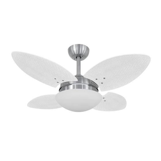 Imagem de Ventilador de Teto Lil Prince Premium Branco 127V