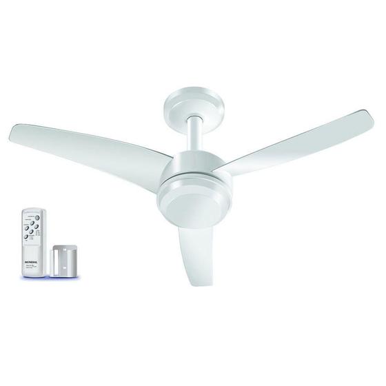 Imagem de Ventilador de Teto Mondial com Controle Remoto Maxi Air Control VTE-02 3 Pás Branco 127V 9070-01