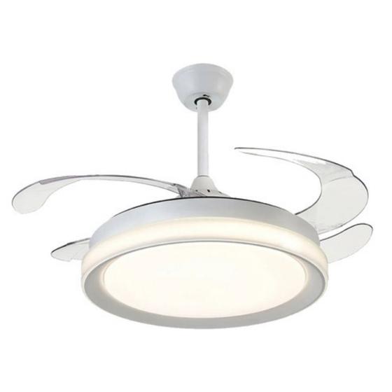 Imagem de Ventilador de Teto Opus Air Plus Led com Pás Retrátil Led 3 Cores Original - Linha Premium