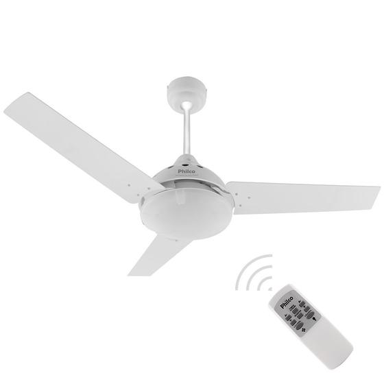 Ventilador de Teto Philco Cancun com Controle Remoto PVT04B - 220v Menor preço em Ventilador de Teto Philco Cancun com Controle Remoto PVT04B - 220v