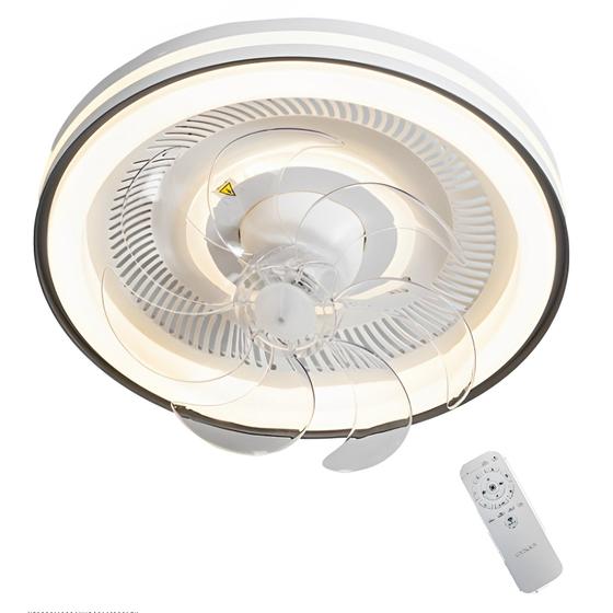 Imagem de Ventilador de Teto Satellite A-FAN102 - com Luminaria - 220V - Branco