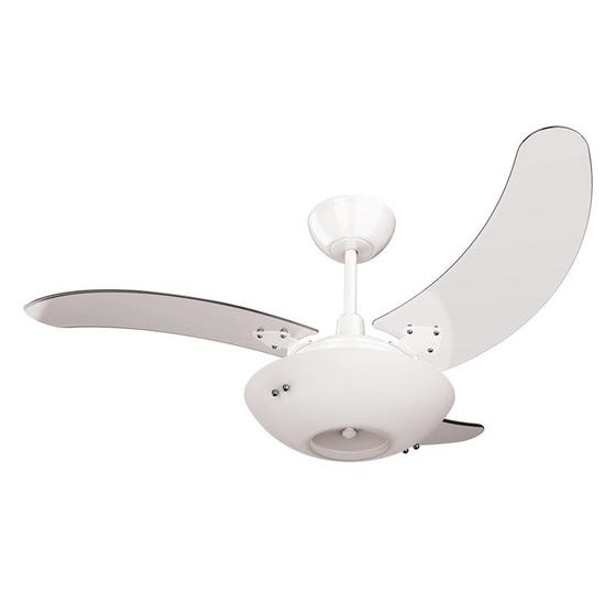 Ventilador de Teto Tron Clean Branco com Pás Transparentes 130W 127V Menor preço em Ventilador de Teto Tron Clean Branco com Pás Transparentes 130W 127V