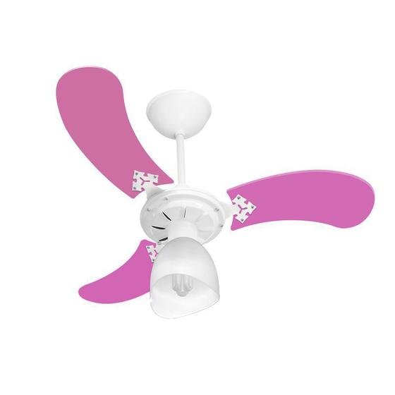 Imagem de Ventilador de Teto Venti-Delta New Baby Colors com 3 Pás Rosa