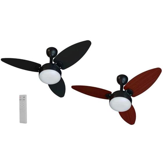 Ventilador De Teto Ventisol Elluz Dupla Face 3Pás Bivolt Menor preço em Ventilador De Teto Ventisol Elluz Dupla Face 3Pás Bivolt