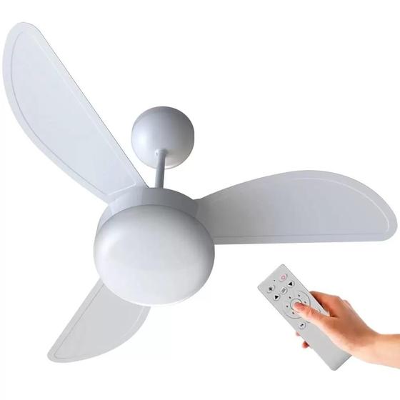 Imagem de Ventilador de Teto Ventisol Fênix Premium Branco 6 velocidades Controle Remoto