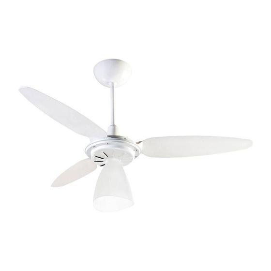 Ventilador de Teto Ventisol Wind Light 3 Pás CV3 130W - Branco Menor preço em Ventilador de Teto Ventisol Wind Light 3 Pás CV3 130W - Branco