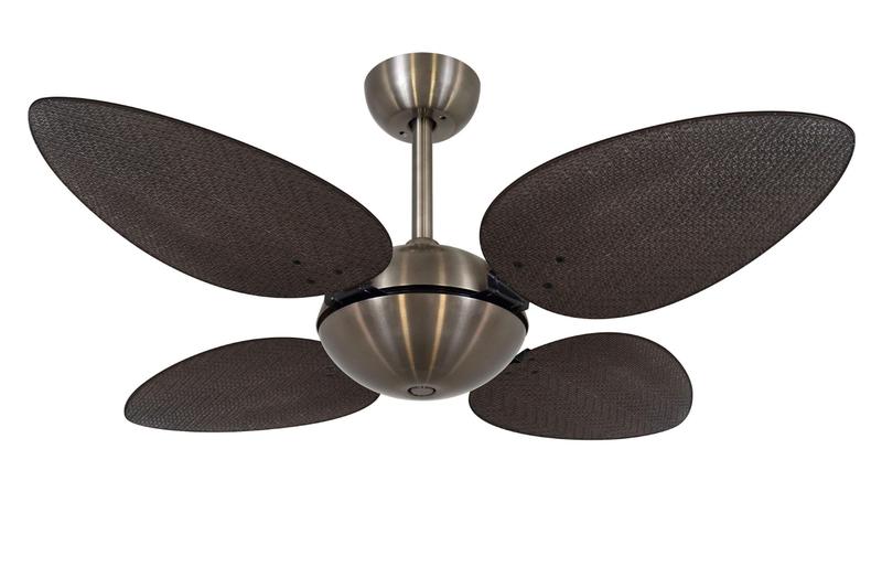 Imagem de Ventilador de Teto Volare Bronze Pétalo Palmae Tabaco 220V