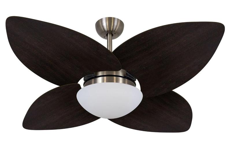 Imagem de Ventilador de Teto Volare Bronze Vidro Dunamis Tabaco 127V