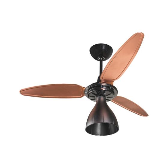 Imagem de Ventilador de Teto Wind Tulipa New Vintage Preto - Ventisol