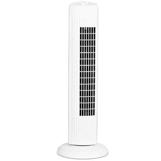 Imagem de Ventilador de torre COSTWAY de 28 polegadas oscilante sem lâmina branco