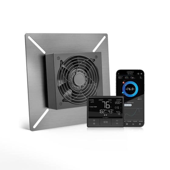Imagem de Ventilador de Ventilação AC Infinity AIRTITAN T3 - 6" com Controlador de Temperatura e Umidade
