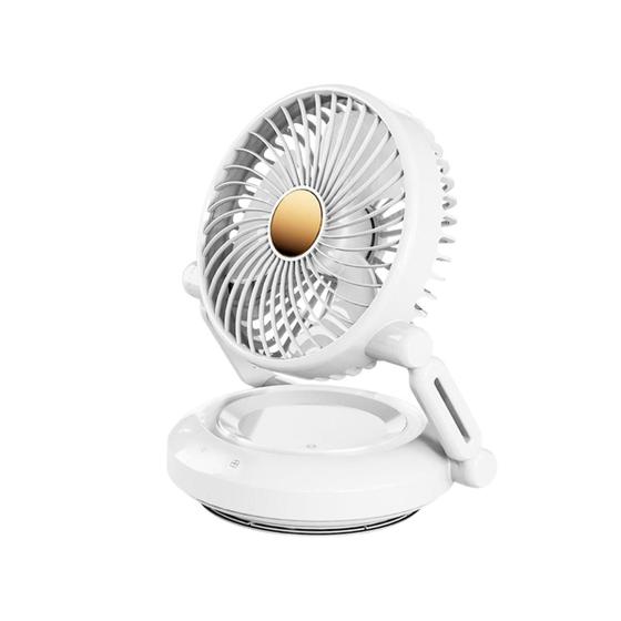 Imagem de Ventilador dobrável com led para mesa e parede via USB
