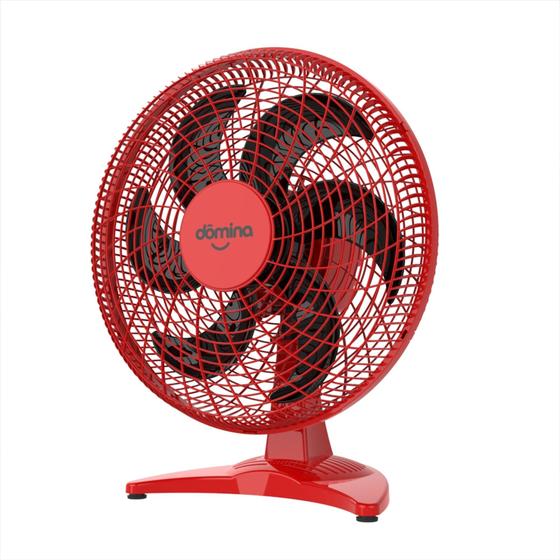 Imagem de VENTILADOR DOMINA OSCILANTE MESA 43 vermelho