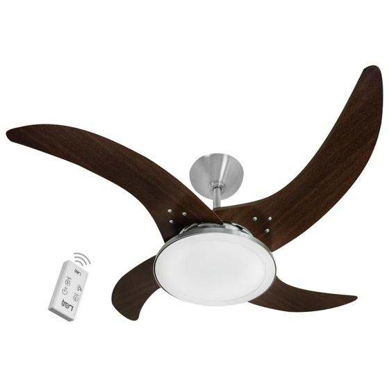 Imagem de Ventilador LED Independence Tabaco 4 Pás 220V e Controle